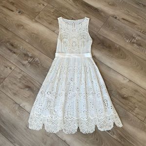 Boho Cream Lace Dress